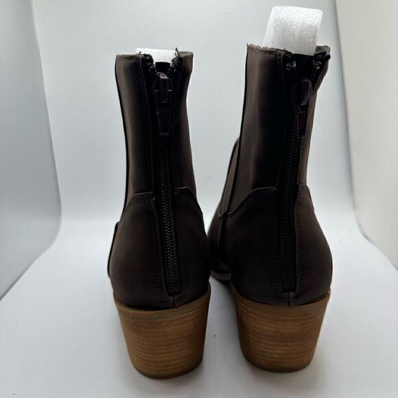 CUSHIONAIRE Women's Western Boot +Memory Foam 9.5 BROWN - Picture 4 of 7